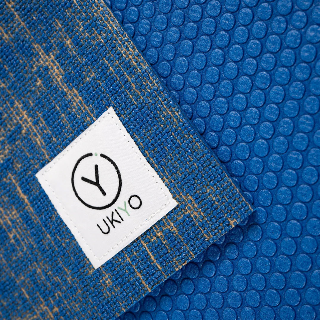 Ukiyo Ukiyo 5mm Jute - Textured Yoga Mat Blue
