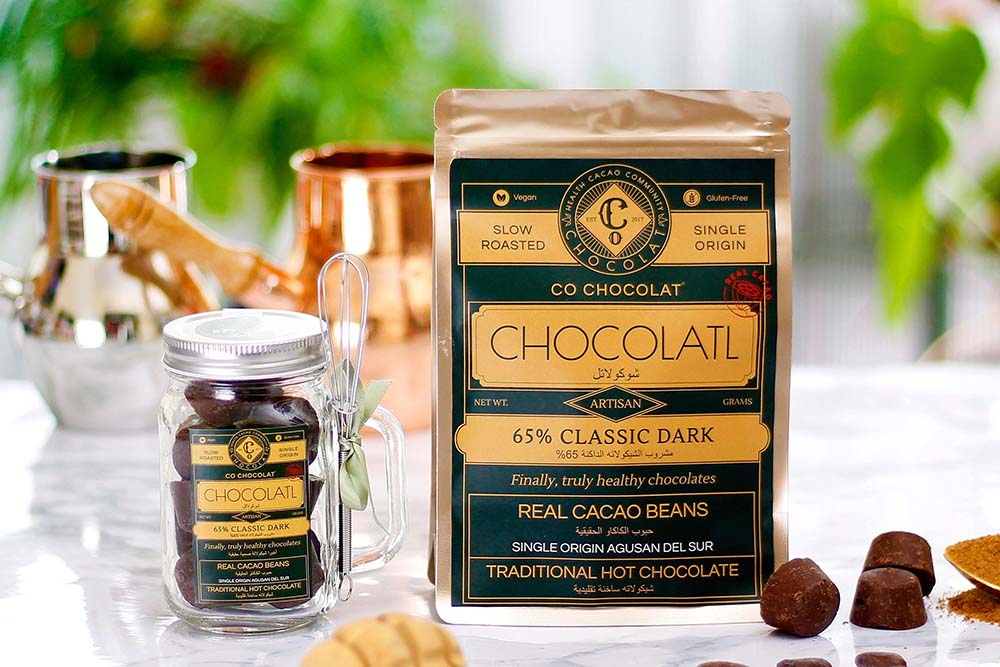 Co Chocolat 65% Classic Dark Hot Chocolate - Vegan, Gluten-Free, Nut-free