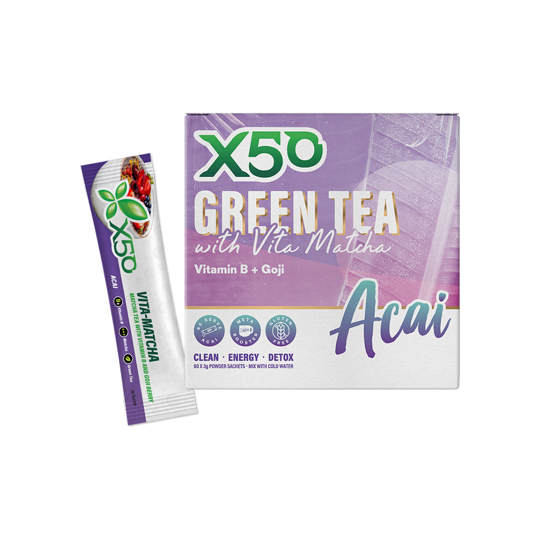 X50 Lifestyle Green Tea X50 with Vita-Matcha 60's Acai