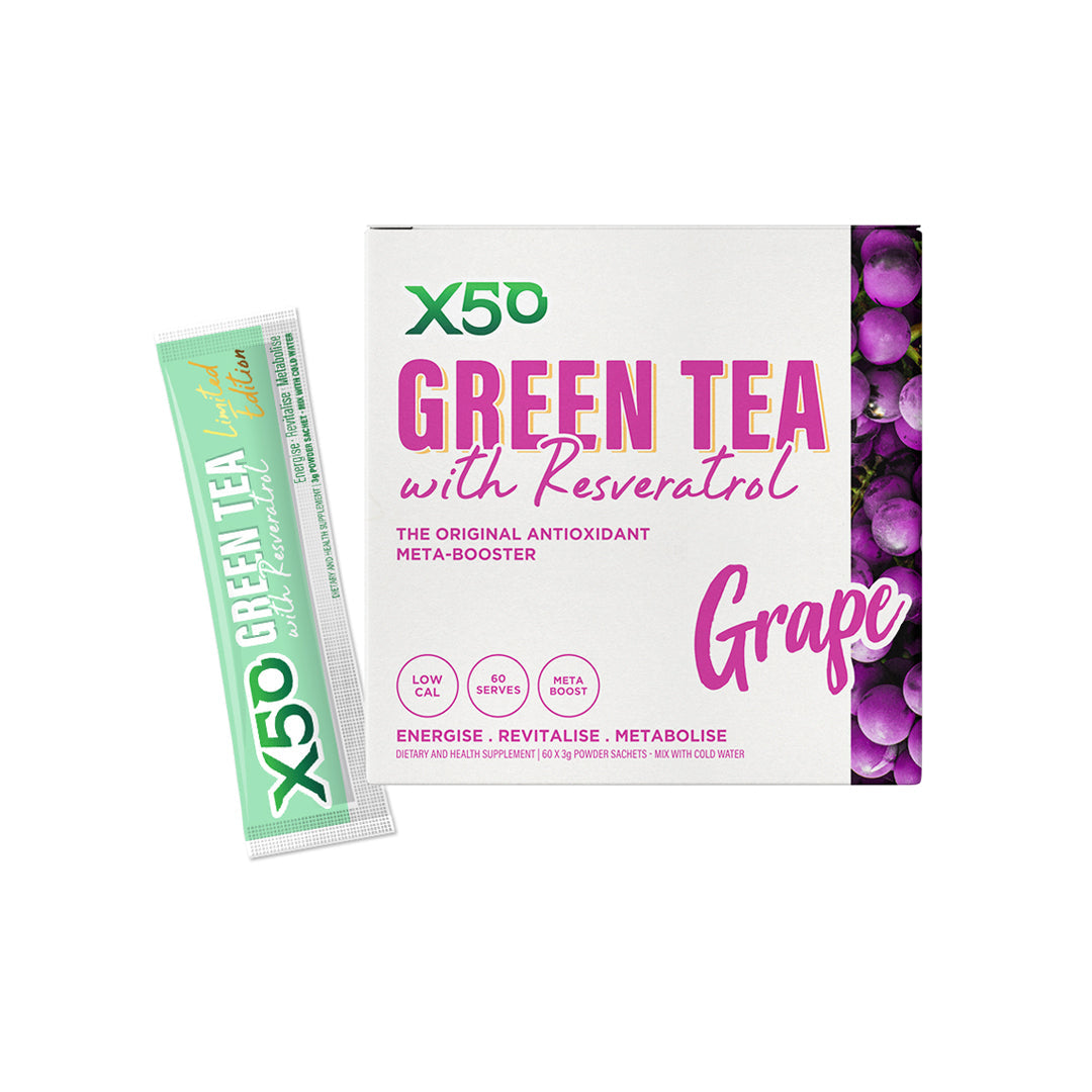X50 Lifestyle Green Tea X50 + Resveratrol 60's Grape