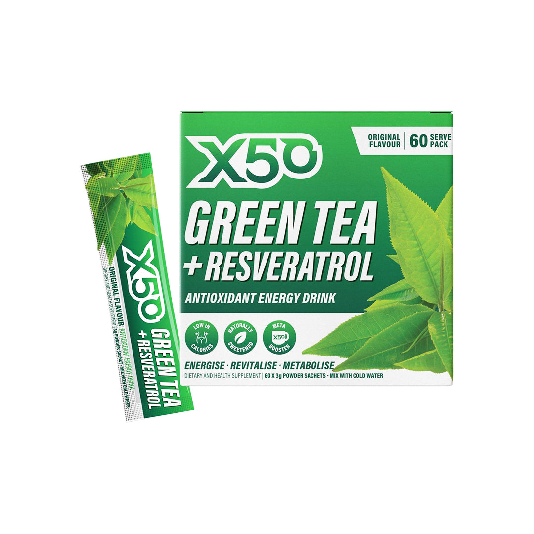 X50 Lifestyle Green Tea X50 + Resveratrol 60's Original