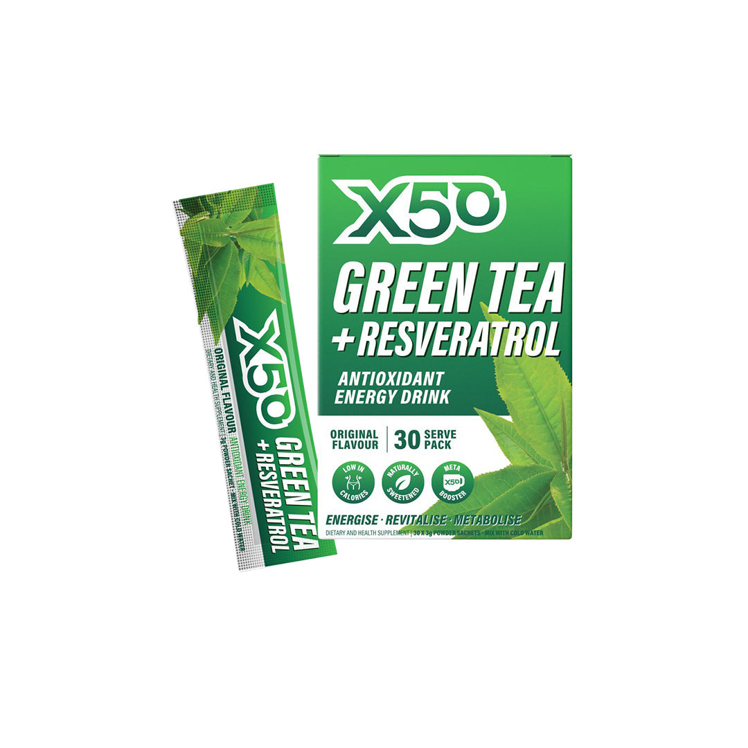 X50 Lifestyle Green Tea X50 + Resveratrol 30's Original