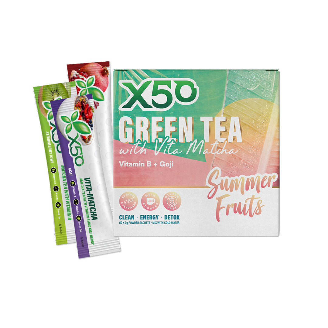 X50 Lifestyle Green Tea X50 with Vita-Matcha 60's Summer Fruits