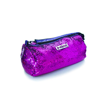 O.some OSOME-Flip Sequin Purple Mirror Small Duffel Bag