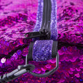O.some OSOME-Flip Sequin Purple Mirror Small Duffel Bag